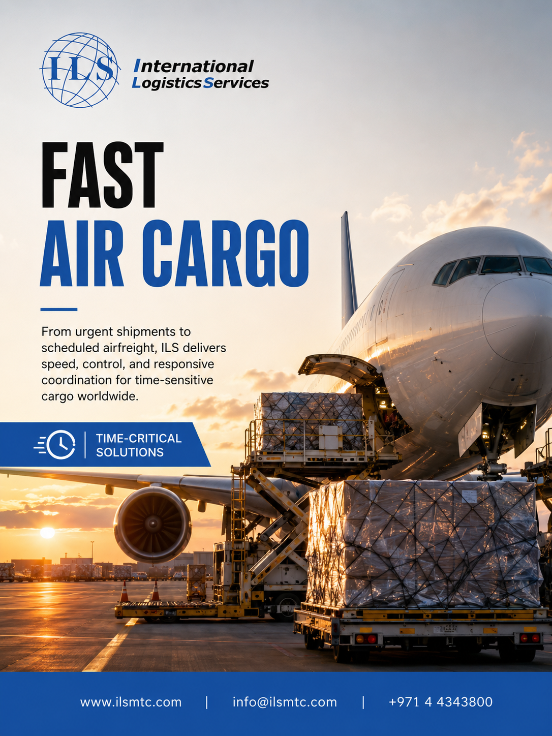 ILS social media design — Fast Air Cargo
